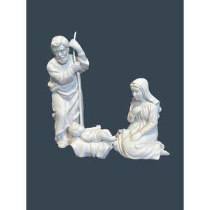 1981 VTG Avon Holy Family Nativity Collectibles 3 Porcelain Figurines - Excellen